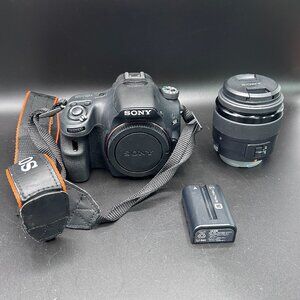 Sony Alpha SLT A58 Camera 20.1MP Lens Kit DT 18-55mm F 3.5-5.6 SAM II Lens